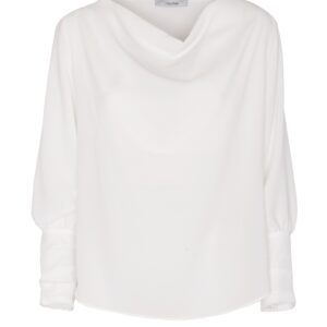 BLUSA CON POLSI DRAPPEGGIATI