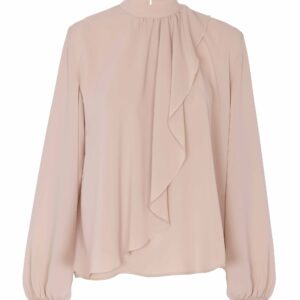 BLUSA CON VOULANT DAVANTI